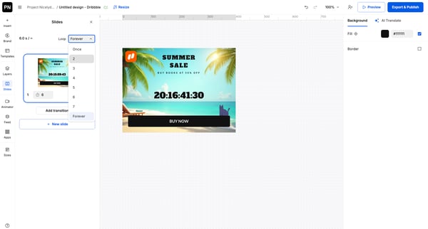 Creative Automation Platform screen