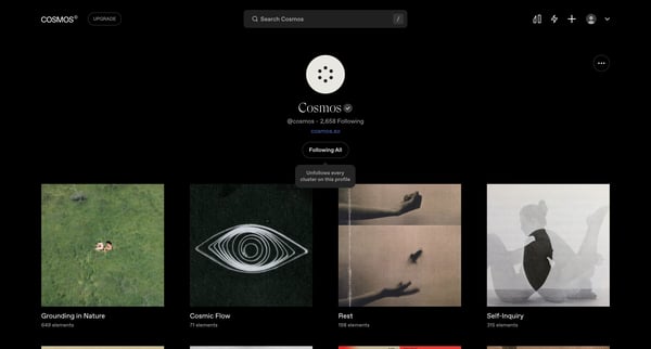 Cosmos (@cosmos) | Cosmos screen