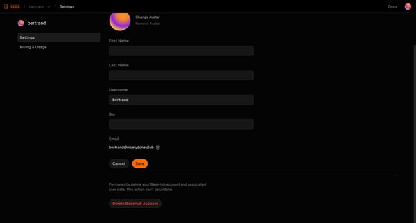 bertrand — BaseHub from Basehub