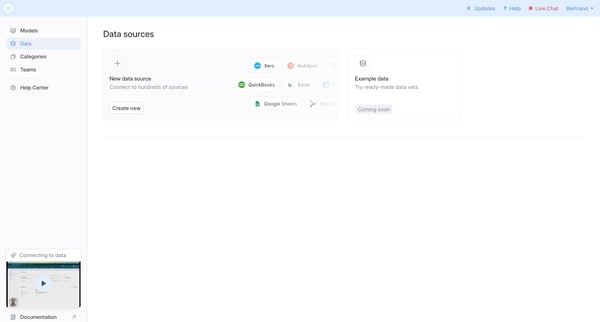Data Sources - Causal screen