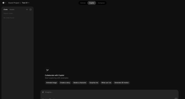 Test 01 / Guest Project - Morphic Studio screen