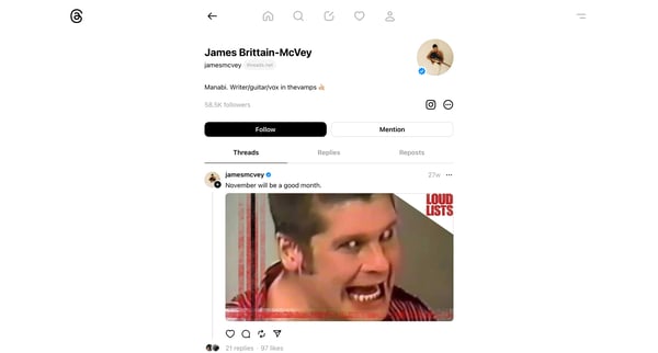 James Brittain-McVey @jamesmcvey on Threads from Threads