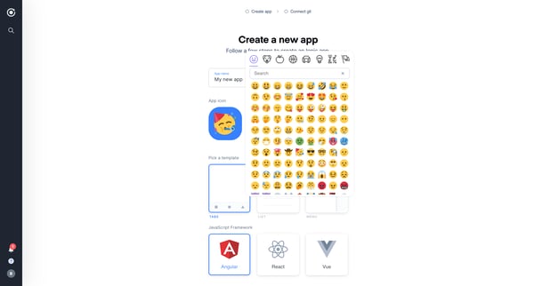 Ionic Dashboard screen