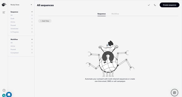 Automations screen