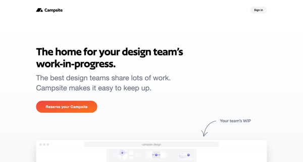 Campsite — The home for your team’s work in progress from Campsite