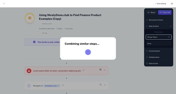 Using NicelyDone.club to Find Finance Product Examples (Copy) | Sc from Scribe