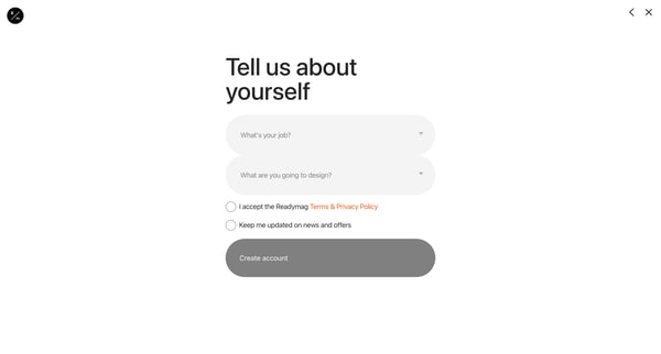 Login | Join screen