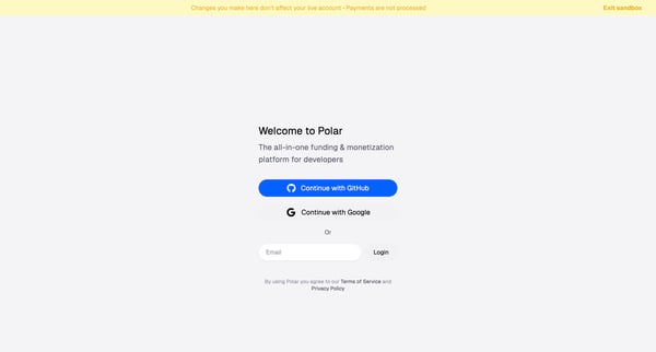 Log in to Polar | Polar screen