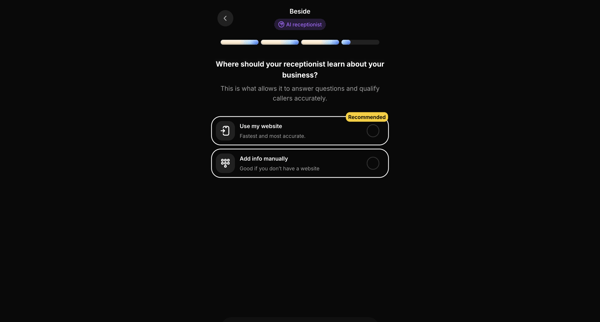 Beside | Join - Beside screen