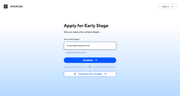 Intercom | The easiest way to see and talk to your users screen