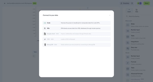Welcome to Decipad! | Decipad screen