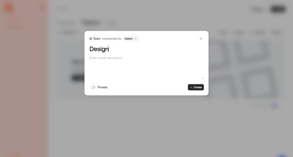 Teams · Qatalog screen