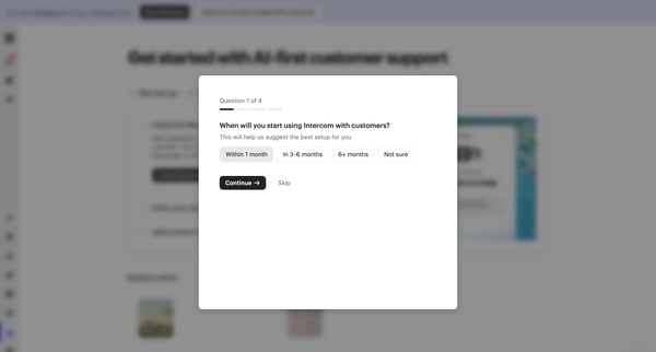 Intercom screen