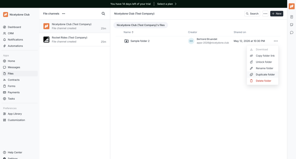 Assembly Dashboard – Nicelydone Club screen