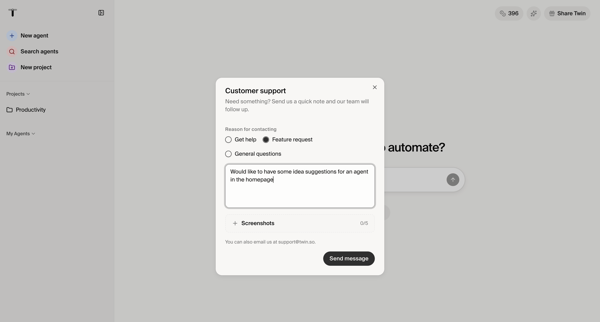 Twin - Automate anything screen