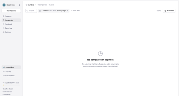 Companies › Active screen