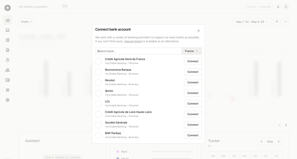 Overview | Midday screen