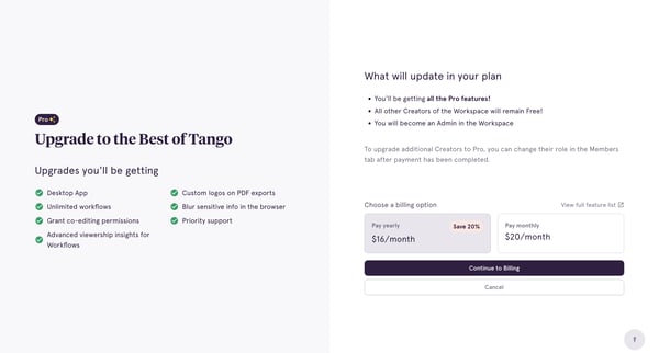Tango - Supercharge your team screen