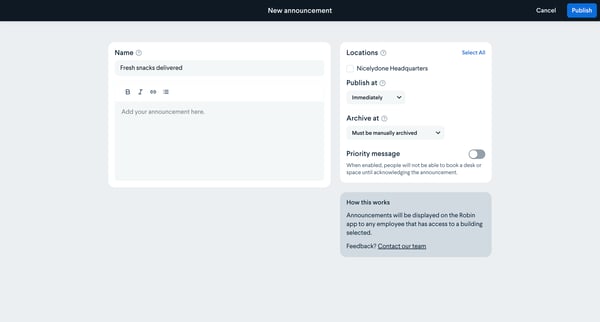Dashboard - Nicelydone screen