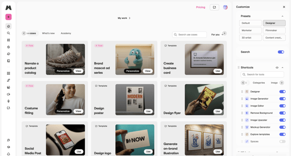 Magnific | All-in-One AI Creative Suite screen