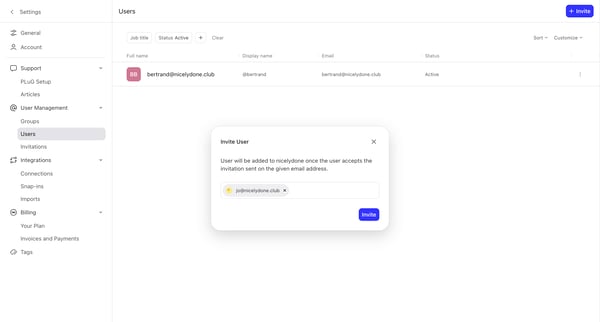 DevRev screen