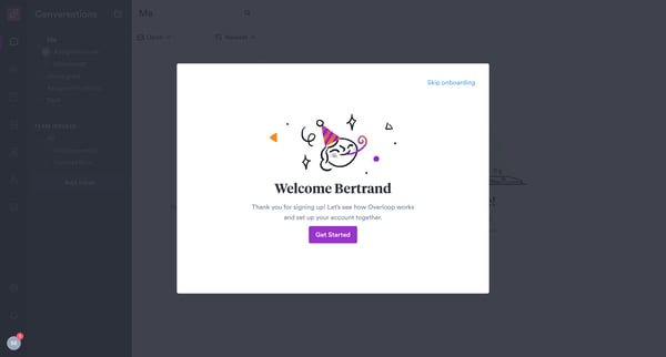 Conversations • Overloop screen