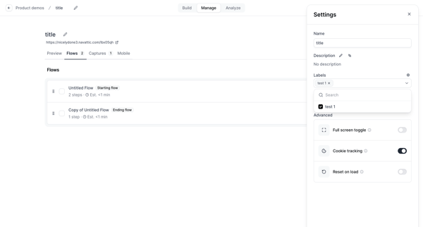 Builder - Untitled Flow screen