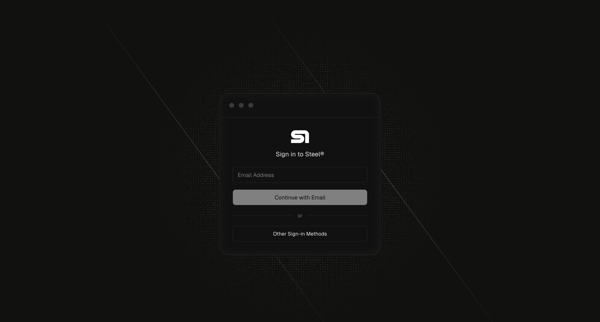 Steel | Open-source Headless Browser API screen