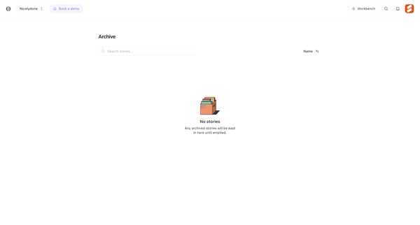 Archive - Tines screen