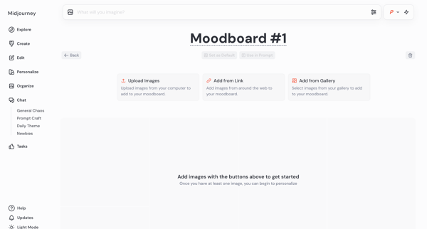 Moodboard: Moodboard #1 screen