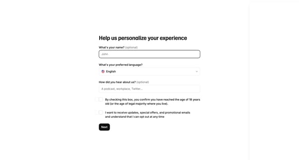 AI Voice Generator & Text to Speech v2 | ElevenLabs screen