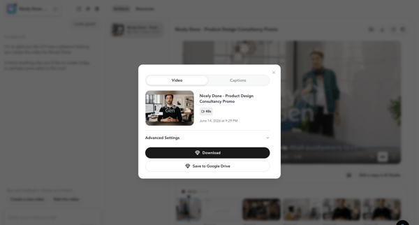 HeyGen - Video Agent screen