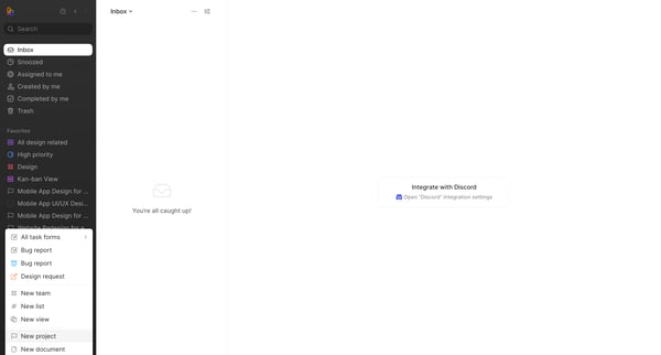 Inbox - Height screen