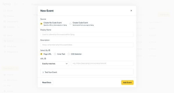 Sprig | User Insights Platform for Teams Building Better Product E screen