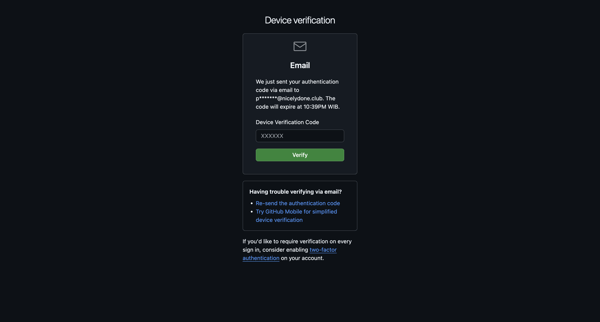 GitHub · Where software is built screen