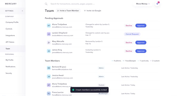 Mercury | Banking for startups from Mercury