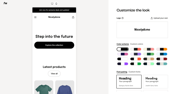 Creator Onboarding | Fourthwall screen