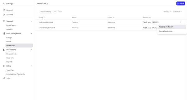 DevRev screen