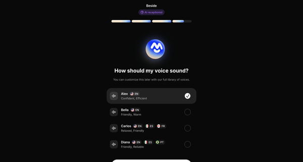 Beside | Join - Beside screen