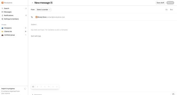 folk - app screen