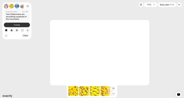 Exactly.ai screen
