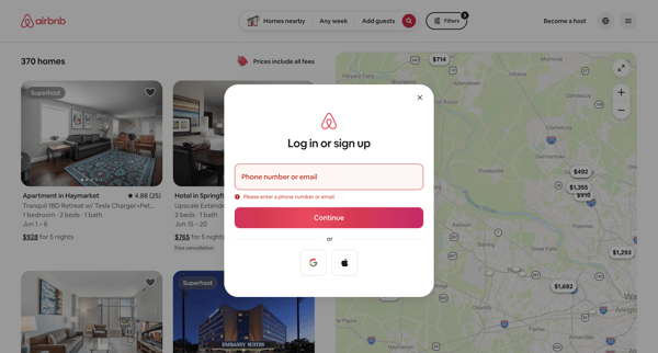 Airbnb | Vacation rentals, cabins, beach houses, & more screen