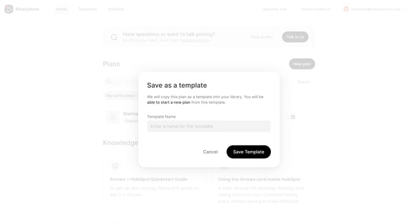 Plans – Arrows.to screen
