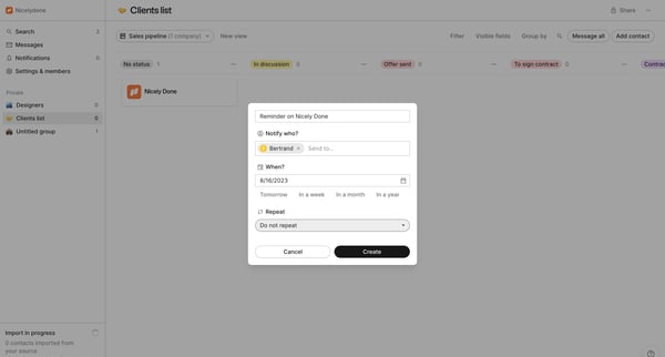 folk - app screen