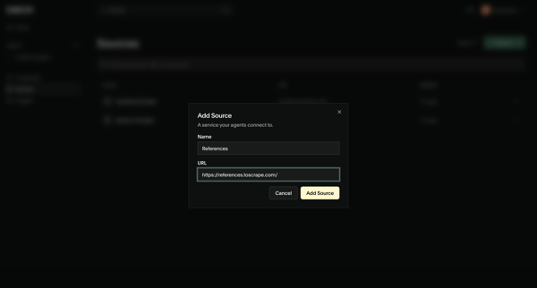 Deck Console screen