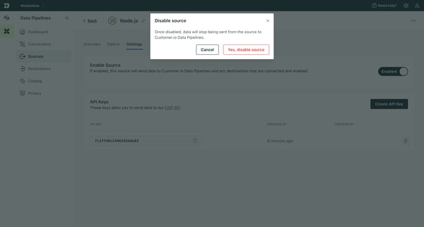 Node.js screen