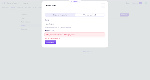 Evervault screen