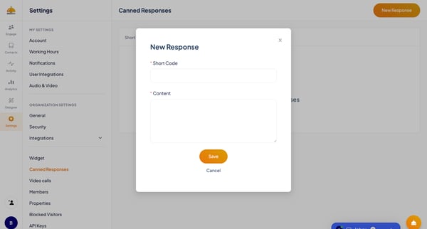 ServiceBell - Settings from ServiceBell