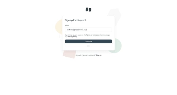 Hireproof screen