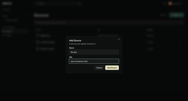 Deck Console screen